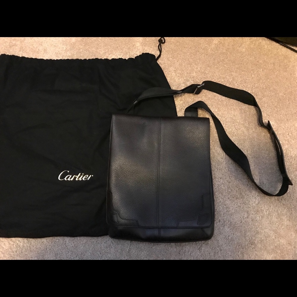 2016 Cartier Men’s Leather Shoulder Bag